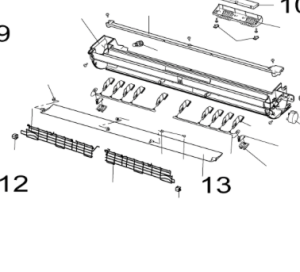 013A. Luchtdeflector voor Nordic Inverter LR-N en PR-N