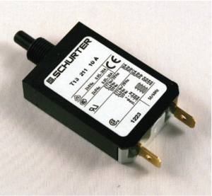 Vermogensschakelaar Schurter T13-211-10A voor EK 15