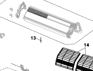 013B. Sensor voor de condensor op JHR-N/KHR-N/PHR-N S/EHP